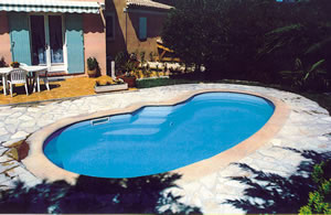 Poliestrski bazenu Union Piscines